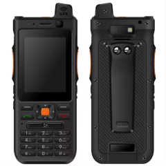 B8000 2.4 touch screen inch Android 8.1 system IP67 waterproof 4G POC walkie talkie with camera lens and type C, M6 port,