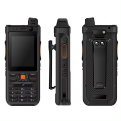 B8000 2.4 touch screen inch Android 8.1 system IP67 waterproof 4G POC walkie talkie with camera lens and type C, M6 port,