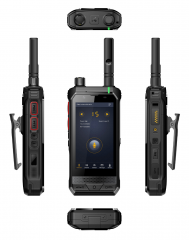 5G dual mode POC+4W DMR+UHF&VHF radio REALPTT ZELLO Walkiefleet