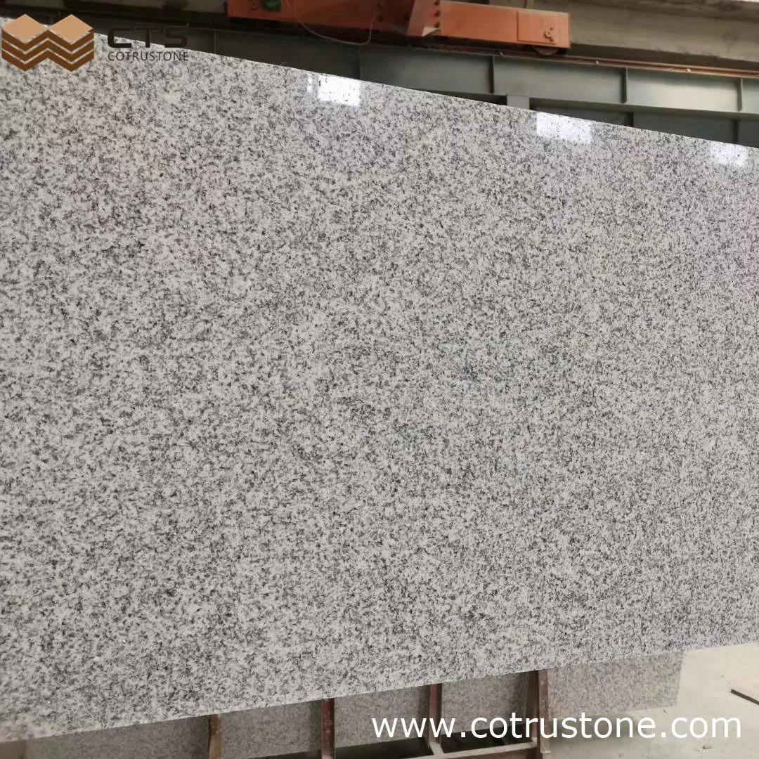 Bancada de granito branco prata china