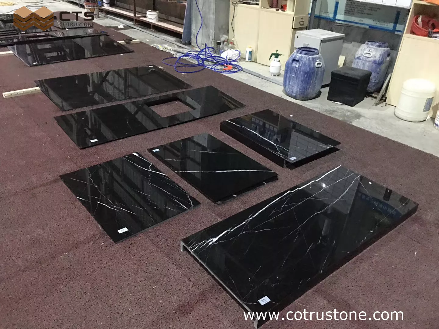 China Marquina Marmor Arbeitsplatte