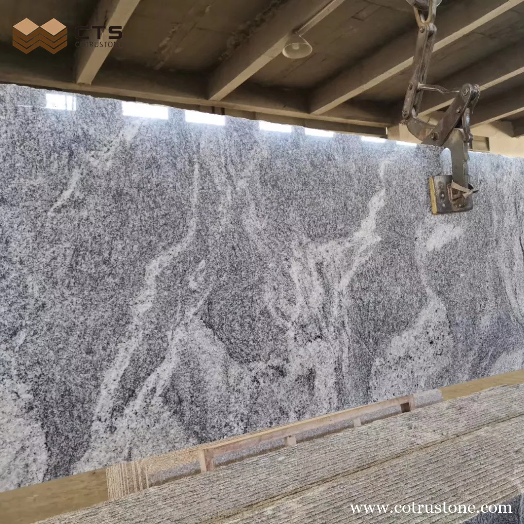 ash grey granite slab