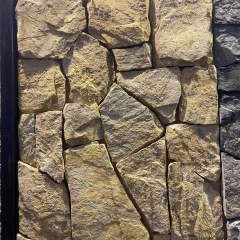 Piedra loca de pizarra amarilla natural