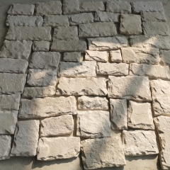 White Sandstone Mushroom Wall Cladding Stone Veneer