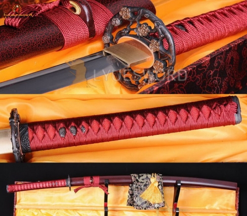 Handmade Japanese Samurai Sword Iaito Katana Full Tang Unsharpened Blade For Iaido