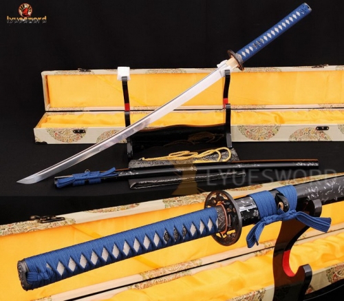 Unsharpened Practice Training Katana Iaido Iaito Sword DH 1060 Carbon Steel