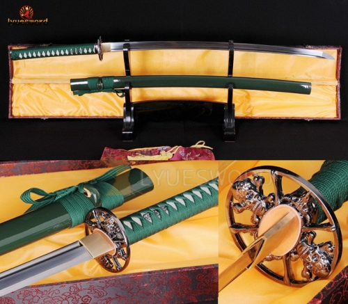 Full Tang 1060 Carbon Steel Blade Training Iaito Iaido Practice Katana Sword Unsharpened Edg