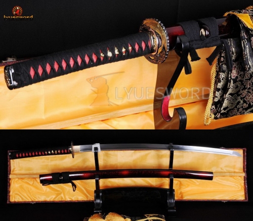 Japanese samurai iaido Full Tang sword katana 1060 Carbon Steel Unsharp Blade Iaito