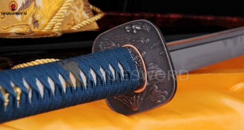 Japanese Samurai Ninja Sword 1060 Carbon Steel Full Tang Straight Blade  Sharp,Ninja
