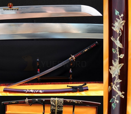 High Quality Japanese Samurai Katana Damascus Laminated Steel 8192 Layers Blade Full Tang Razor Sharp Sword