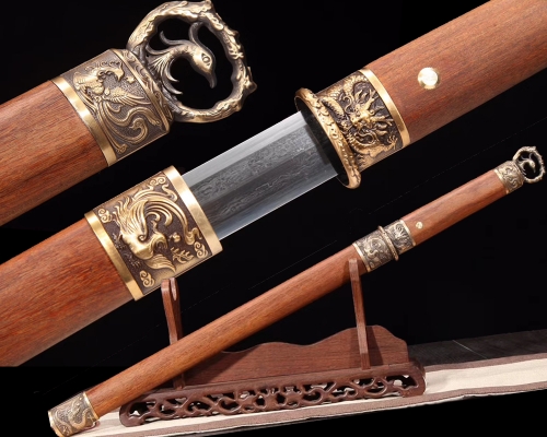 Hand Forged 1095 High Carbon Steel Fully Functional European Broad-Sword  with Scabbard