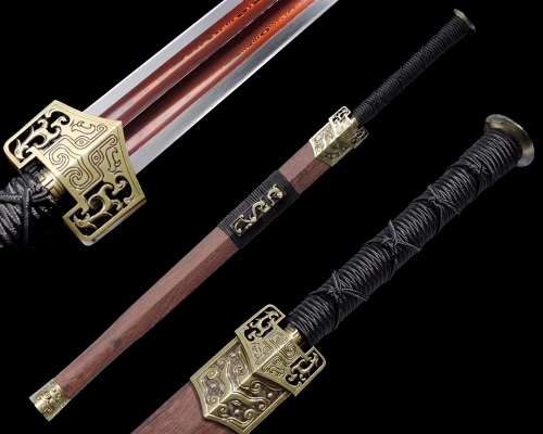 Sharp Folded Steel Blade Chinese Han Dynasty Jian Kung Fu Wushu Sword