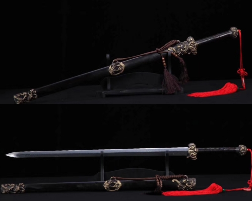 Hand Forged “ Gentleman Sword " Folded Steel Blade Kung Fu Chinese Martial Arts Wushu Tai Chi Jian Sharp Edge