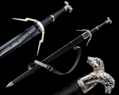 The Witcher 3: Wild Hunt Geralt of Rivia Ciri Cosplay Replica Sword Game Stainless Steel Blade  Western Sword Long Sword Anime Sword