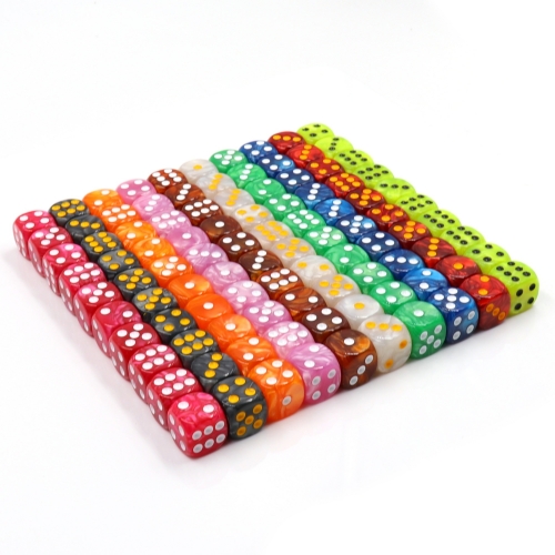 Pearl Color Loose Pips Dice(16MM)