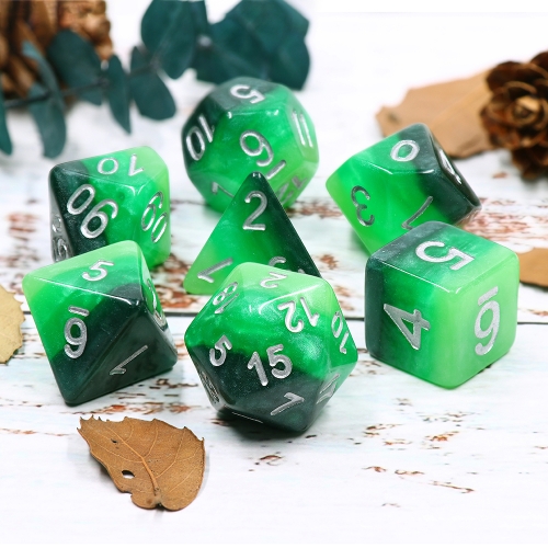 Green Gradient Dice