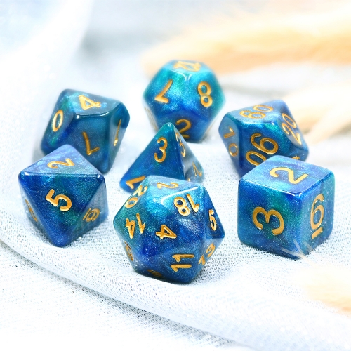 (Blue+Green) Galaxy Dice