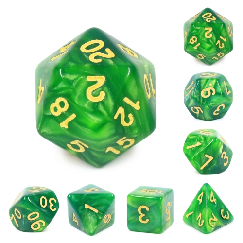 Green Color Blend Dice