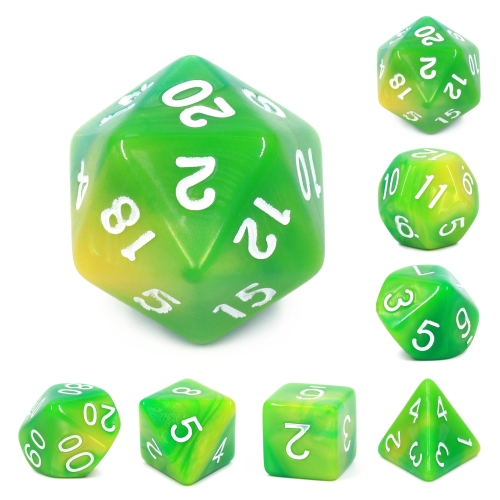 (Green+Yellow) Blend Color Dice