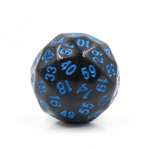 D60 Black Opaque (blue ink)