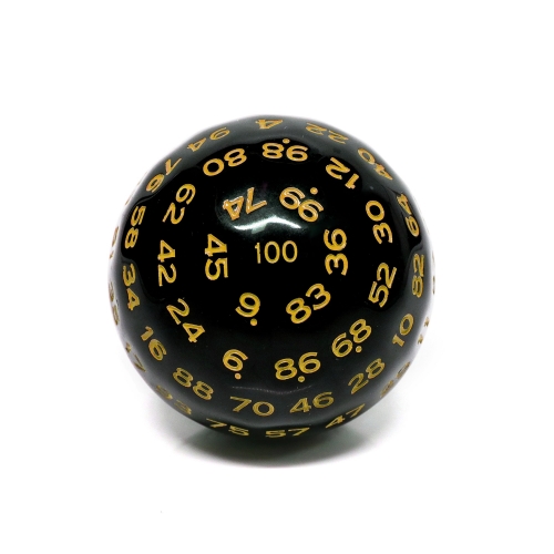 D100-Black Opaque(Yellow Ink)