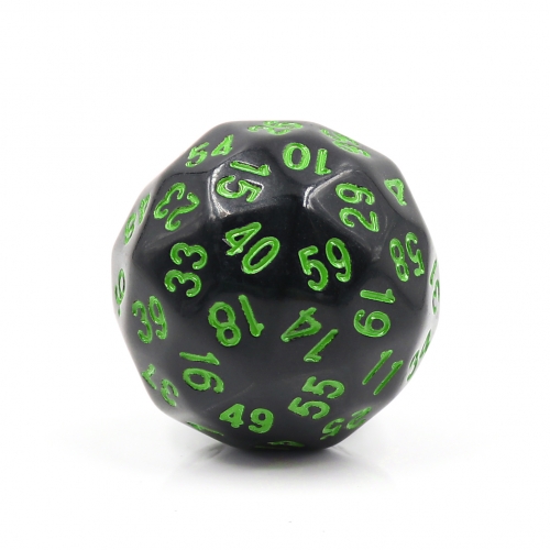 D60 Black Opaque (green ink)