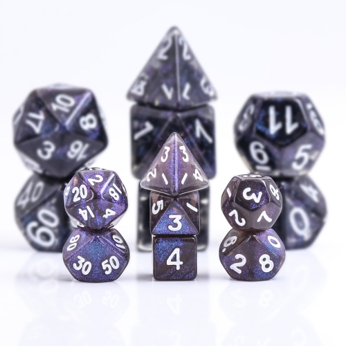 Mini Dice-Blue Iridescent