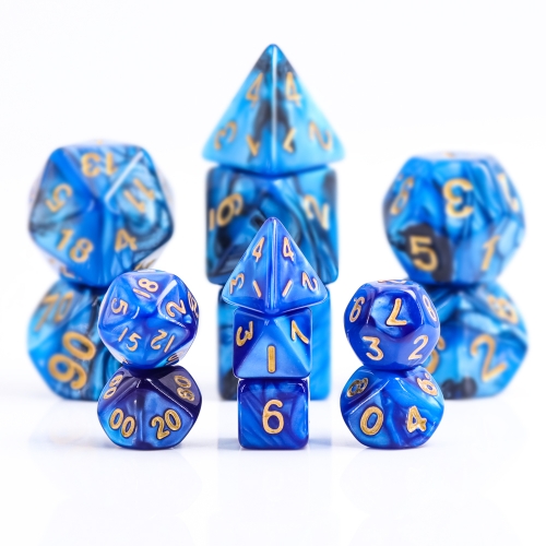 Mini Dice-Blue Pearl