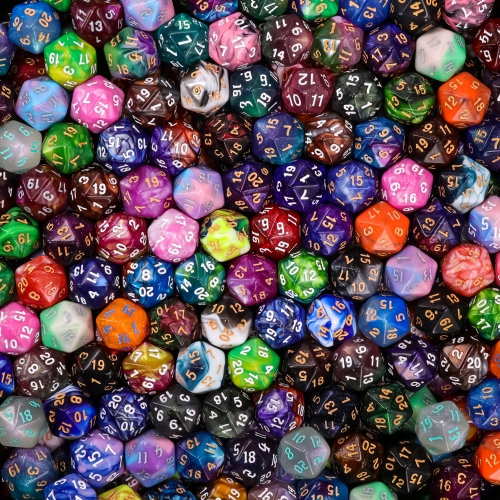 D20 Bulk Dice(Blend Color & Aurora Dice)