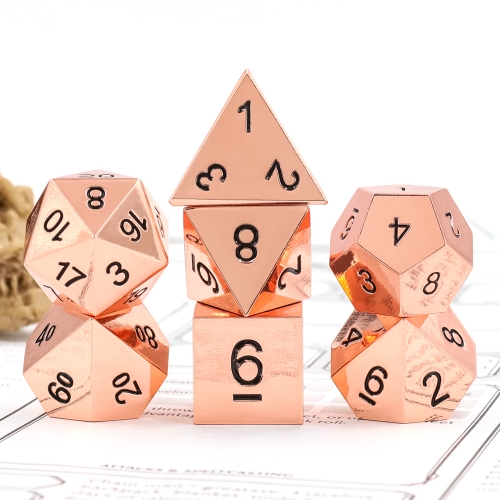 Metal Dice-Bright Copper