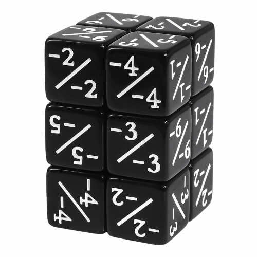 D6 Counter dice (Black color)