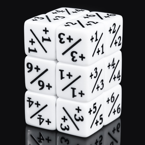 16mm  D6 Counter Dice(White Color)