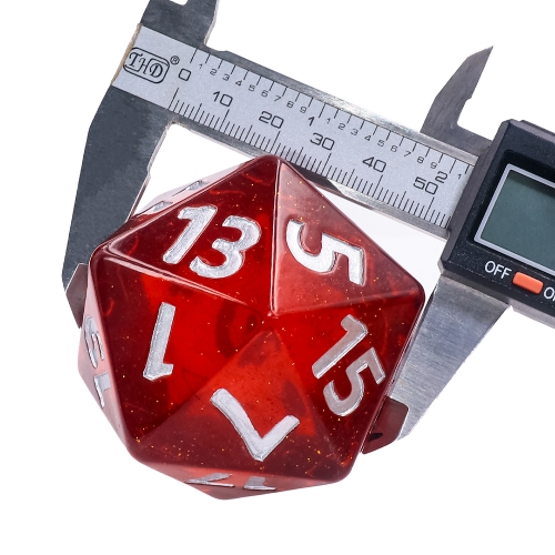 55mm Titan D20-Red black Glitter