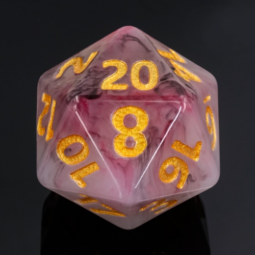 Black/Red Jade dice