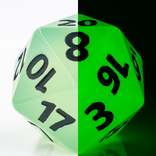 55mm Titan D20-Light Green Glow in the dark