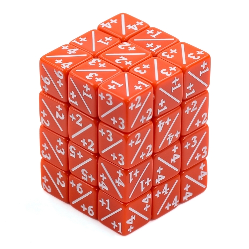 12mm Counter Dice-Red Positive