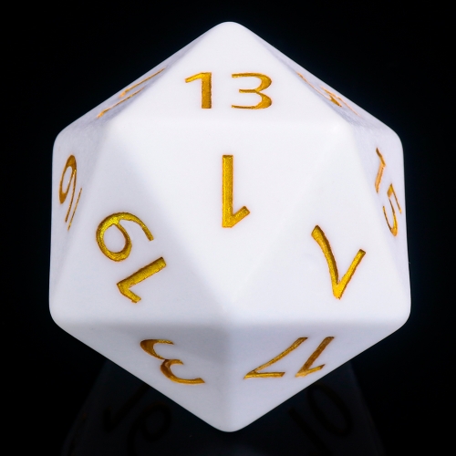 55mm Titan D20-Matte White