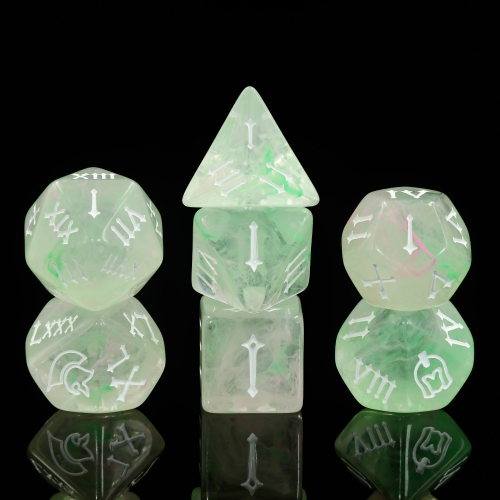 Jade Mist  Roman Helmet Dice