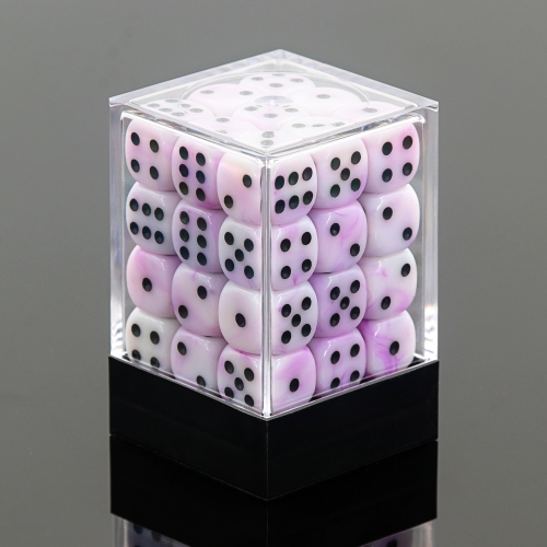 Light Purple Silk 12mm Pips Dice