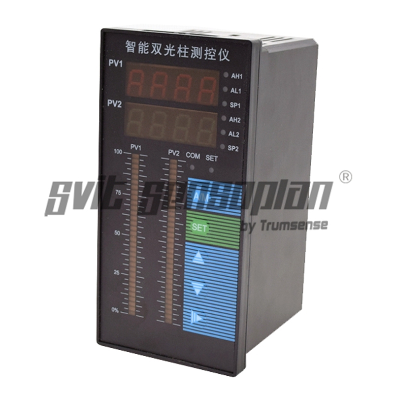 Multi-function Relay Output Double Column Direct Displaying Instrument for Water Level or Pressure Tansmitter or Temperature Monitoring