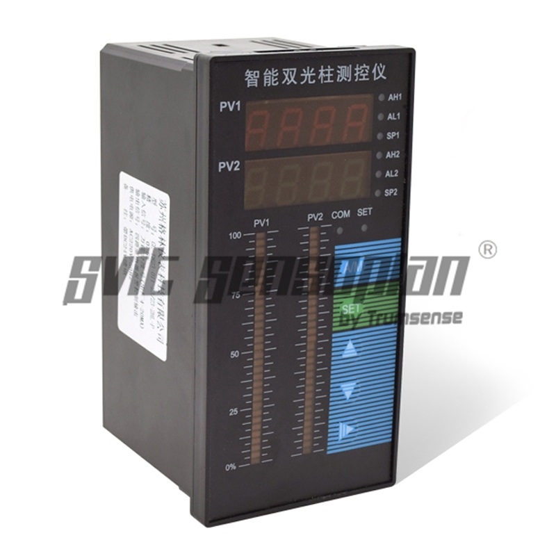 Multi-function Relay Output Double Column Direct Displaying Instrument for Water Level or Pressure Tansmitter or Temperature Monitoring