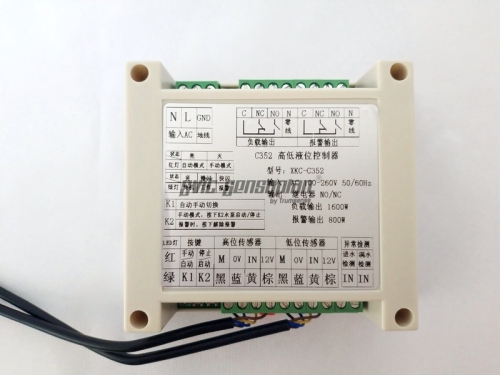 XkC-C362-2P Water Level Controller Water Tank Tower Automatic Drainage Pump Water Shortage Protection Level Switch Sensor