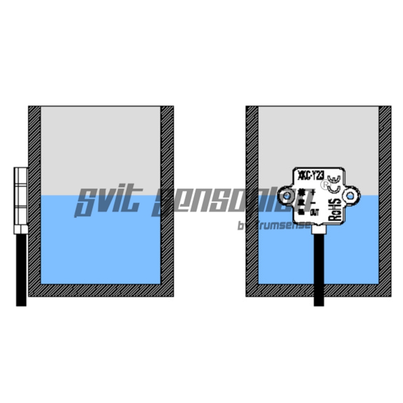 XKC-Y23-V High And Low Level DC 5V Liquid Level Sensor Water Level Switch Liquid Level Detection Switch Water Level Sensor Liquid Level Alarm Mini Size