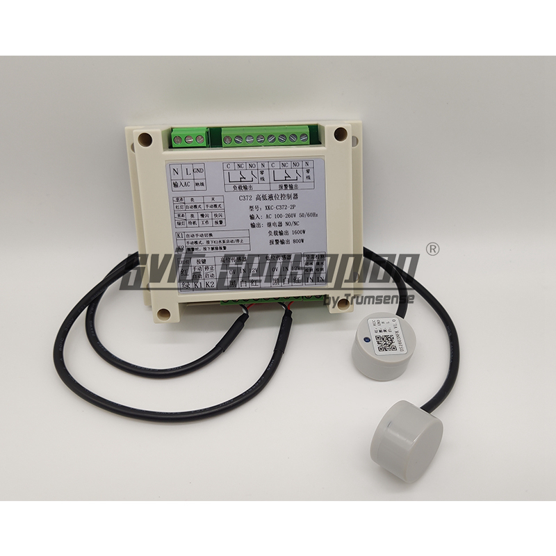 XKC-C372-2P Ultrasonic Liquid Level Controller Specially for Metal Material Container Suiable for All Types of Liquid