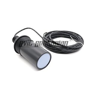 Transductor ultrasónico dividido de 21 kHz, tipo común para gases, rango de 1 a 30 metros.