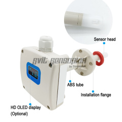 Pipeline Wind Speed Sensors Are Used In Hvac Heating, Ventilation, Flue Gas Processing Pipelines, As Well As Operating Rooms, Biological Laboratories, Electronic Medical Environments And Other Fields For Measuring Micro-wind Speed.