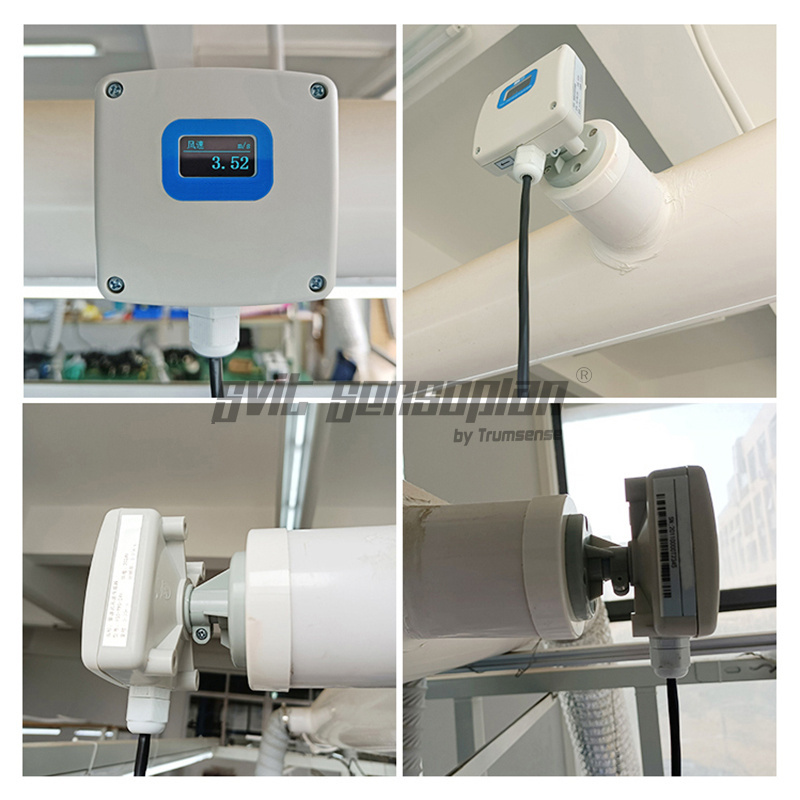 Pipeline Wind Speed Sensors Are Used In Hvac Heating, Ventilation, Flue Gas Processing Pipelines, As Well As Operating Rooms, Biological Laboratories, Electronic Medical Environments And Other Fields For Measuring Micro-wind Speed.