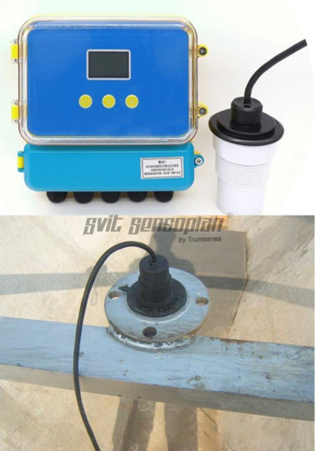 Split Ultrasonic Liquid Level Meter Ultrasonic Water Level Probe Ultrasound Material Height Meter Commercial Concrete Height Sand And Gravel Pile Height Monitoring