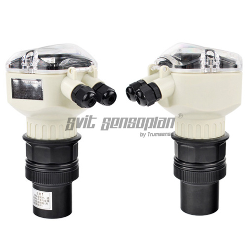 Trumsense 1 to 10 Meters Ultrasonic Sensor Used for Liquid Depth Solid Materail Height Chemical Tank Monitoring Sewage Treatment Plant DC24V 4-20mA RS485