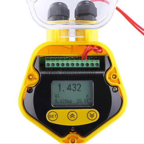 Integrated Ultrasonic Liquid Level Sensor Water Level Meter Materail Height Monitor For Chemical Tank Wastewater Pool Sewage Filtration Dosing Tank